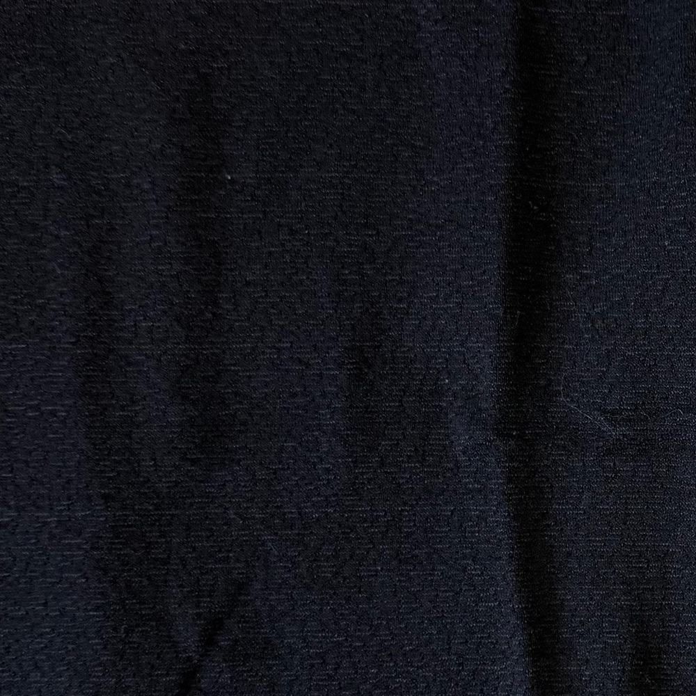 Michael Stars For Anthropologie Black Cotton Nylon Blend Fitted T Shirt One Size - Picture 8 of 9